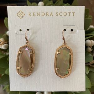 Dani Rose Gold Drop Earrings